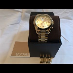 Michael Kors Bradshaw Two Tone Watch